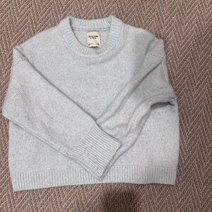 Abercrombie & Fitch Soft Blue Crewneck Sweater